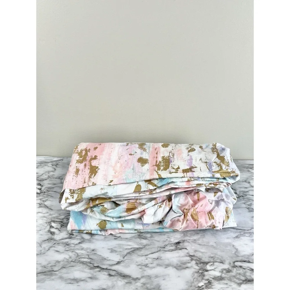POTTERY BARN Teen Skylar Metallic Duvet Cover Full/Queen